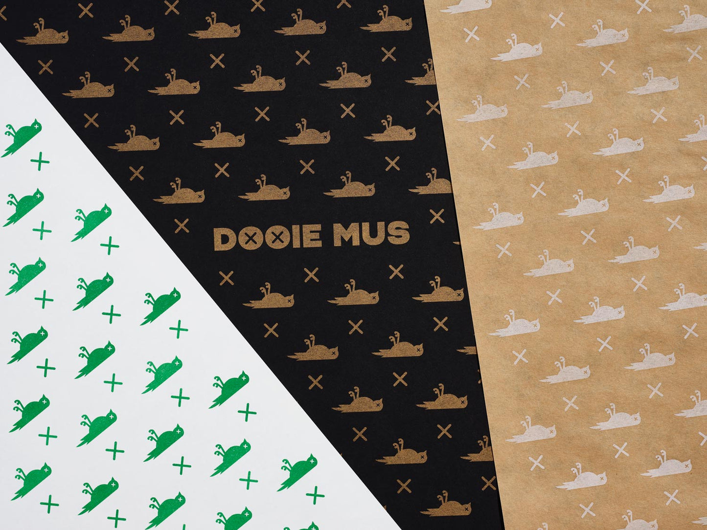 Dooie Mus luxe kadopapier